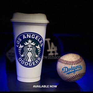 LA Dodgers Starbucks Travel Coffee 16oz Cup